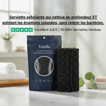 Vaolla — Gant de Douche Exfoliant Antibactérien
