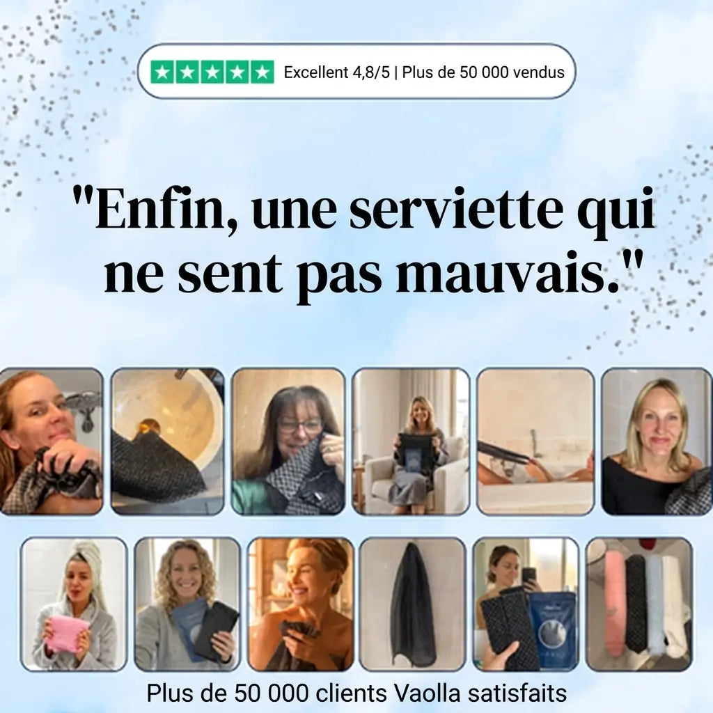 Vaolla — Gant de Douche Exfoliant Antibactérien