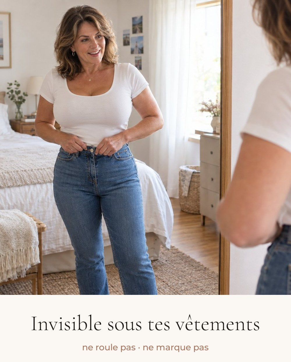 Invisible sous un jean